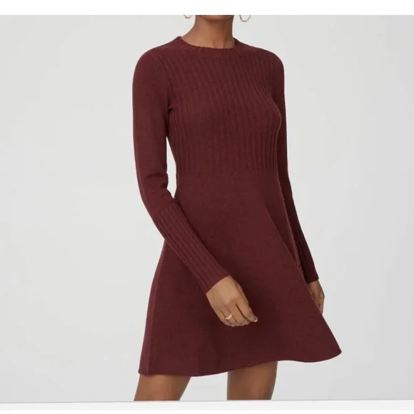 Club Monaco Raemi Sweater Dress in Wild Berry, Size Xs